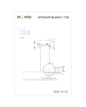 KITESURF BLANCO * LÁMPARA 30W
